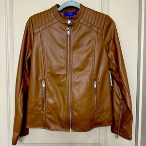 Faux Leather Jacket